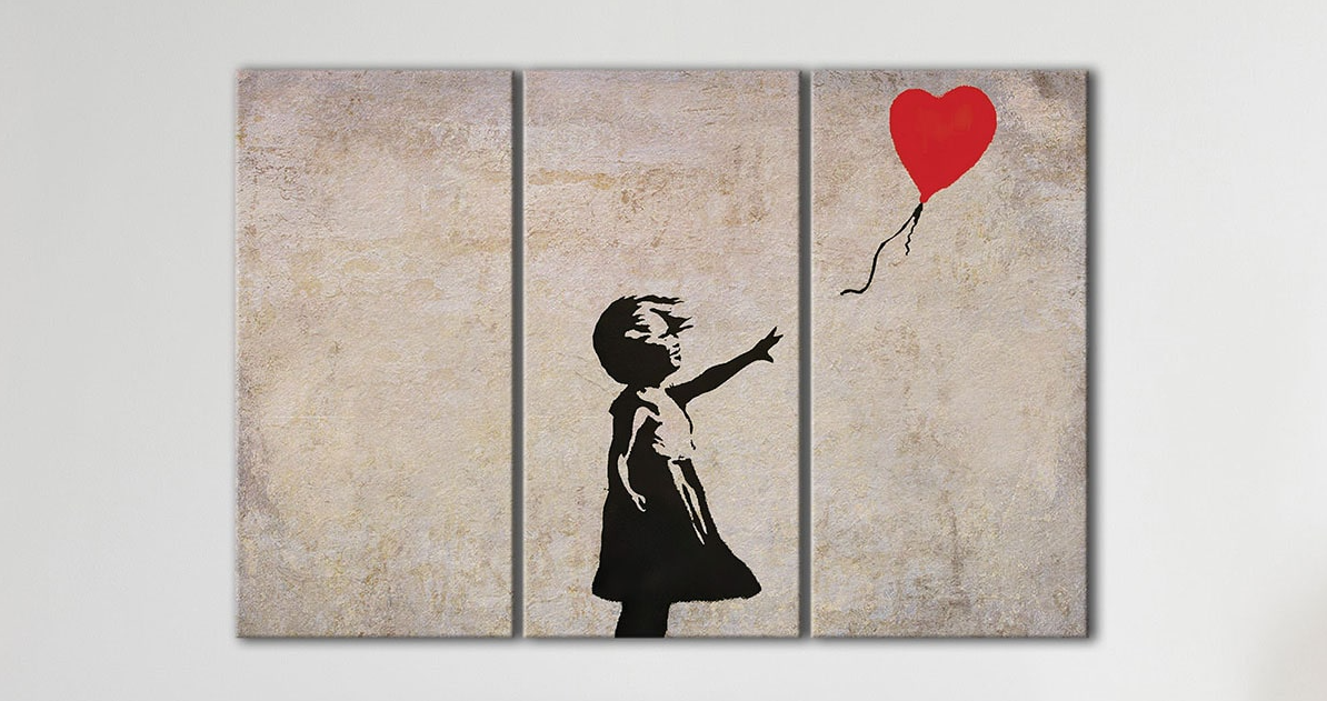 banksy girl with balloon