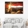 3 panels canyonlands national park canvas art