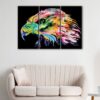 3 panels rainbow eagle canvas art