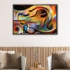 Inner Melody floating frame canvas