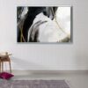 abstract strokes floating frame canvas