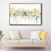 acrylic abstract floating frame canvas