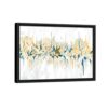 acrylic abstract framed canvas black frame