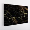 black marble stretched canvas