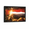 canyonlands national park framed canvas black frame