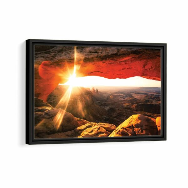 canyonlands national park framed canvas black frame