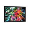 electrified colors framed canvas black frame