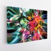 electrified colors stretched canvas