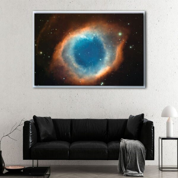 eye of universe floating frame canvas