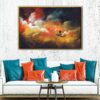 flying boat floating frame canvas