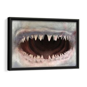 Giant Shark Wall Art | Canvas Art Bay