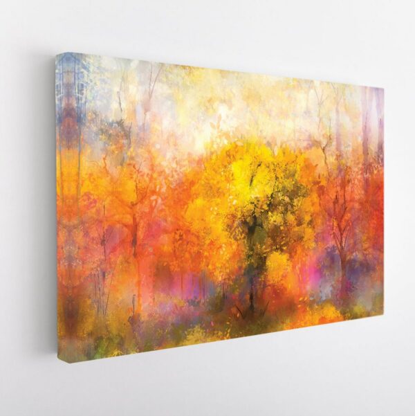 hidden tree stretched canvas