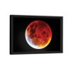 red moon framed canvas black frame