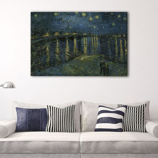 1 panels Starry Night Over the Rhone canvas art