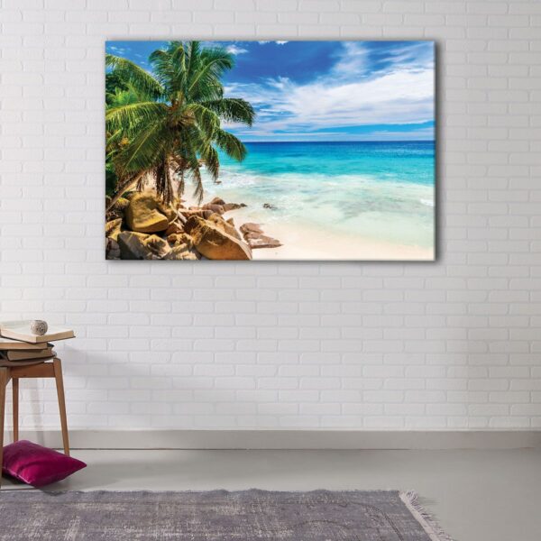 1 panels carribean beach canvas art