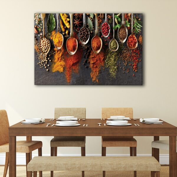 1 panels kitchen spice canvas art