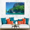 1 panels mountain and ocean canvas art