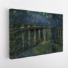 Starry Night Over the Rhone stretched canvas