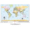 atlas push pin world map detailed