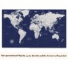 navy blue push pin world map default