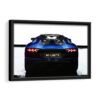 no limits supercar framed canvas black frame