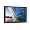 ocean wave framed canvas black frame