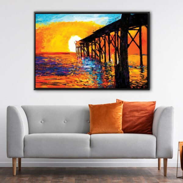 susnet painting giclee floating frame canvas