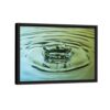 water drop framed canvas black frame