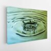 water drop stretched canvas