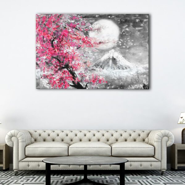 1 panels japanese cherry blossom canvas art