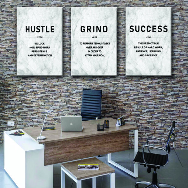 hustle motivation art