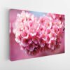 romantic flowers stretched canvas