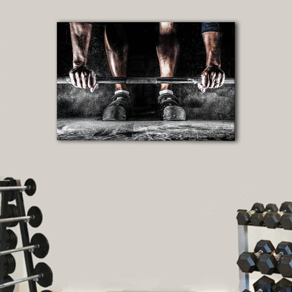 1 panels crossfit motivation canvas art