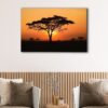 1 panels serengeti park tanzania sunset canvas art