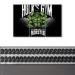 3 panels hulk gym canvas art