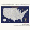 Blue Gold usa map detailed