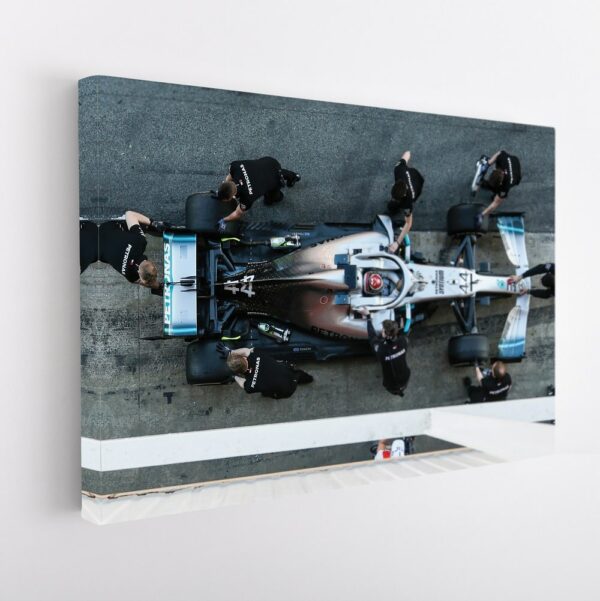 tableau sur toile imprimée lewis hamilton formule 1