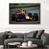 red bull racing floating frame canvas