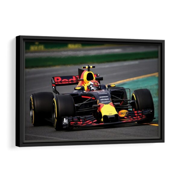 red bull racing framed canvas black frame