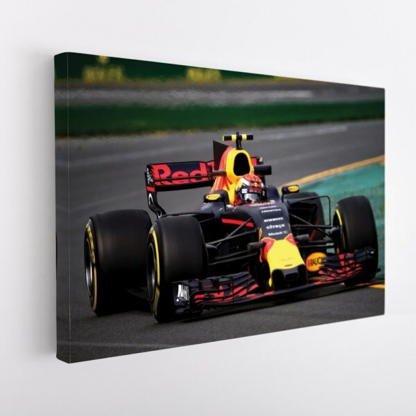 red bull racing stretched canvas