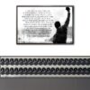 rocky life quote floating frame canvas