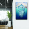 success iceberg wall decor