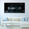 supercar dream quote canvas art