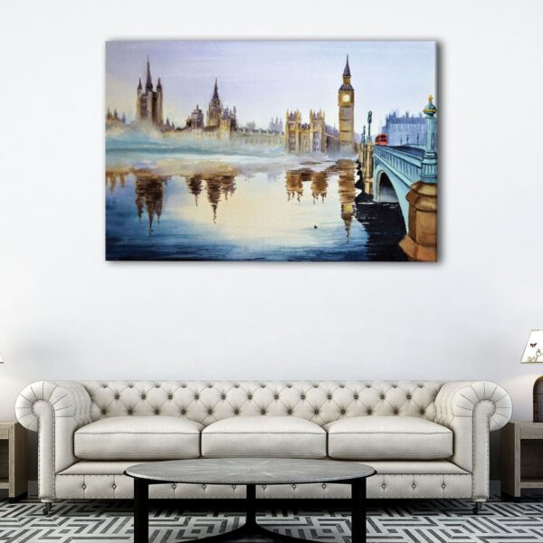 1 panels london Westminster bridge canvas art