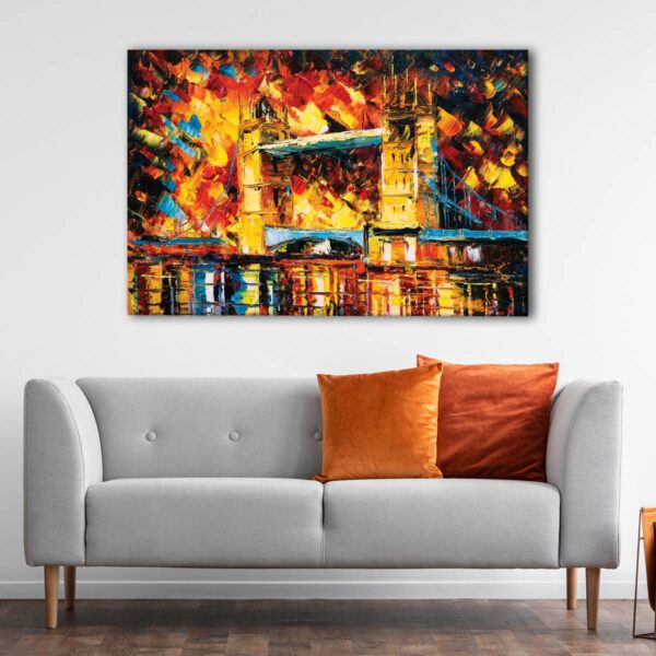 1 panels london pridge painting canvas art