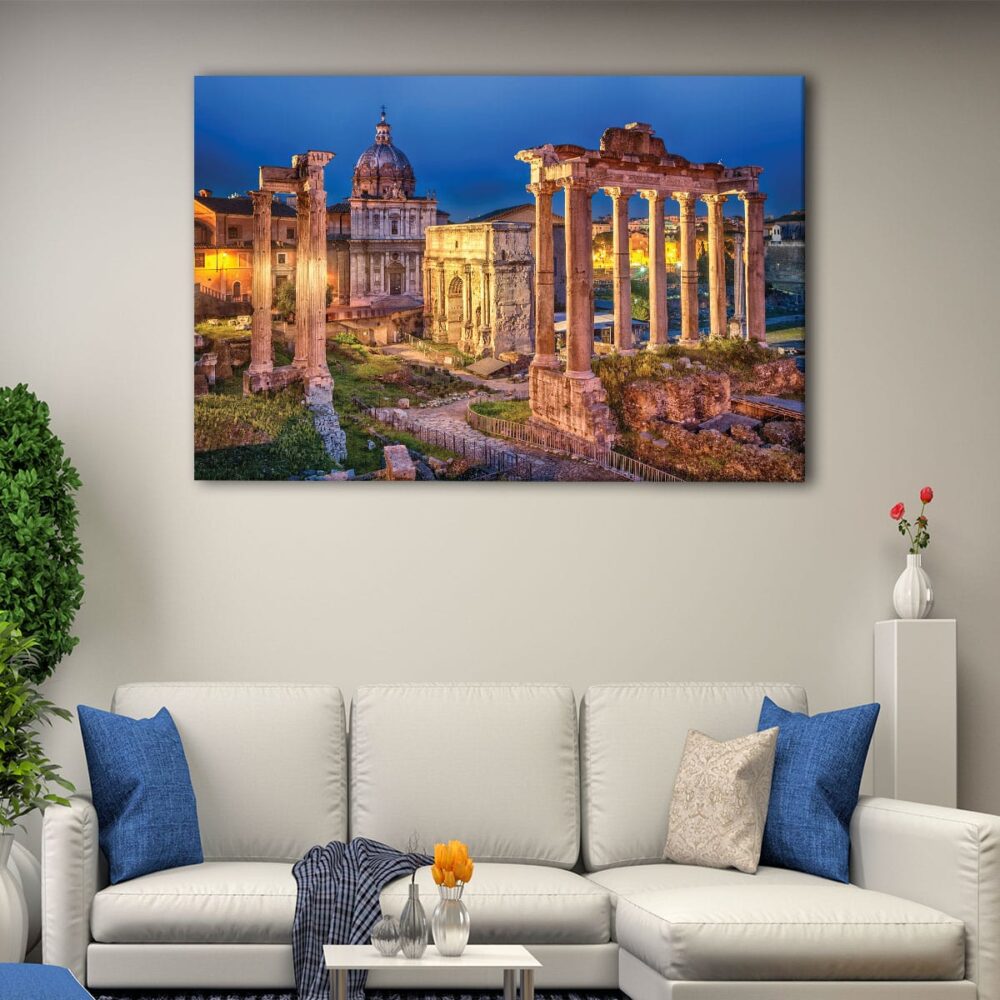 1 panels rome monuments canvas art