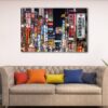 1 panels tokyo at night canvas art