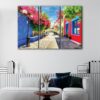 3 panels kos island greece canvas art