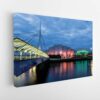 bells bridge glasgow stretched canvas