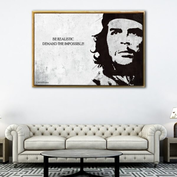 che guevara quote floating frame canvas